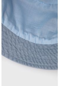 Tom Tailor kapelusz bawełniany bawełniany. Kolor: niebieski. Materiał: bawełna