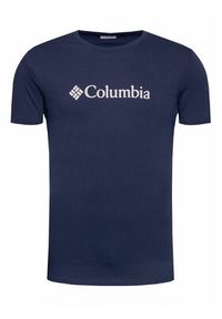 columbia - Columbia T-Shirt Csc Basic Logo™ 1680053 Granatowy Regular Fit. Kolor: niebieski. Materiał: bawełna #4