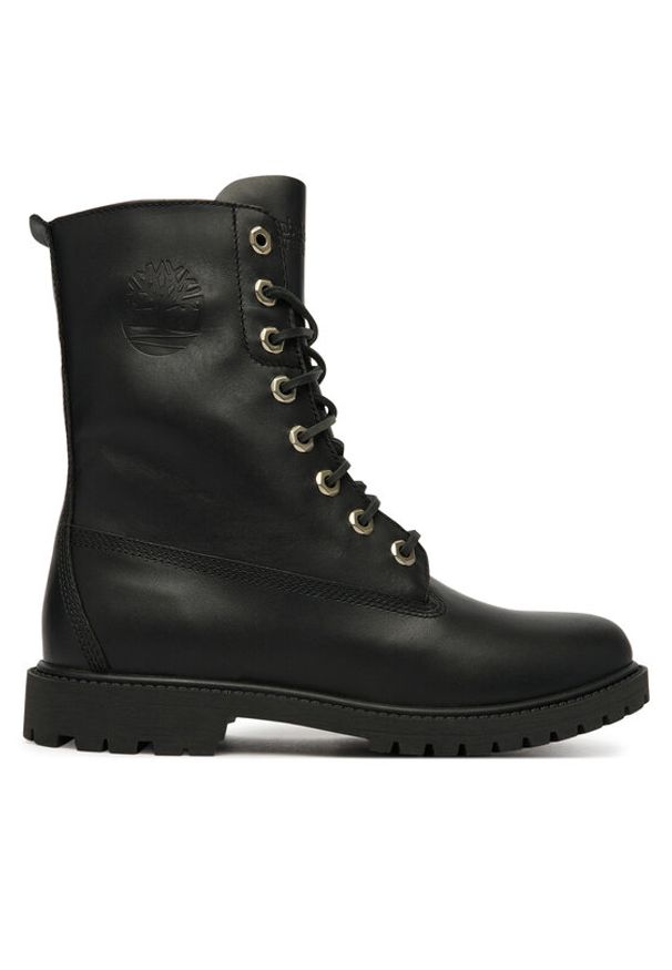 Timberland Trzewiki Premium 8 Inch Lace Up Wp TB0A43MXW021 Czarny. Kolor: czarny. Materiał: skóra
