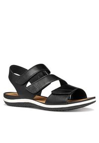 Geox Sandały D Sandal Vega D35R6A 000BC C9997 Czarny. Kolor: czarny. Materiał: skóra #3