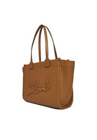 Karl Lagerfeld - KARL LAGERFELD Torebka A4W30258 Brązowy. Kolor: brązowy. Materiał: skórzane #3