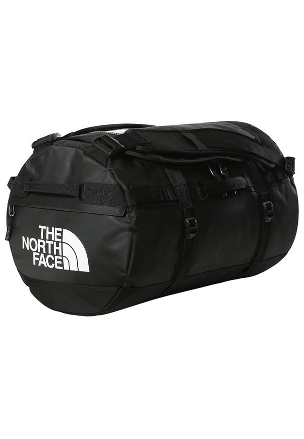 Torba The North Face Base Camp Duffel S 0A52STKY41 - czarna. Kolor: czarny. Materiał: nylon. Wzór: paski