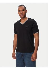 Armani Exchange T-Shirt XM002512 AF10358 UC001 Czarny Regular Fit. Kolor: czarny. Materiał: bawełna #1