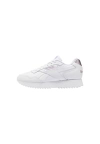 Buty do chodzenia damskie Reebok Glide Ripple Doubl. Kolor: biały, różowy, wielokolorowy. Materiał: skóra. Szerokość cholewki: normalna. Sport: turystyka piesza
