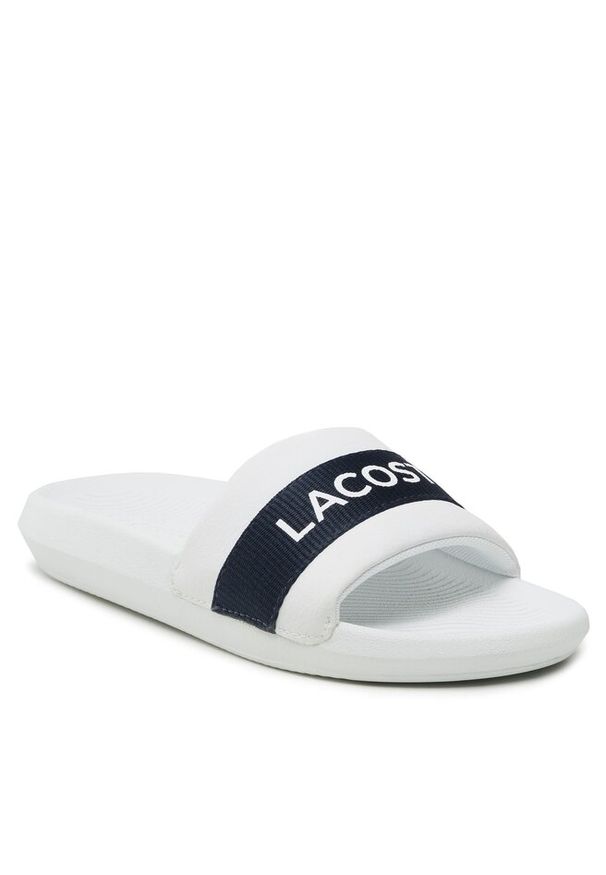 Klapki Lacoste. Kolor: biały