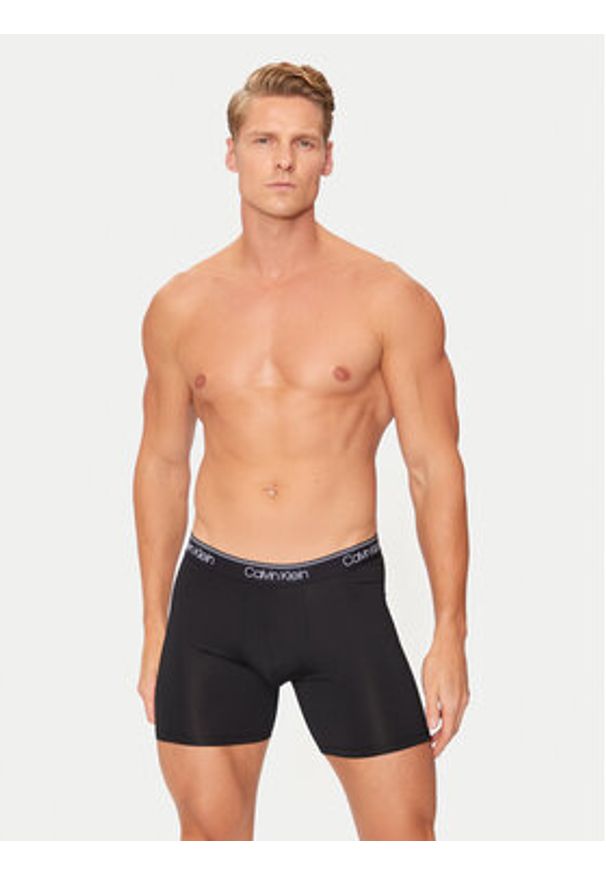 Calvin Klein Underwear Komplet 3 par bokserek 000NB2570A Czarny. Kolor: czarny. Materiał: syntetyk