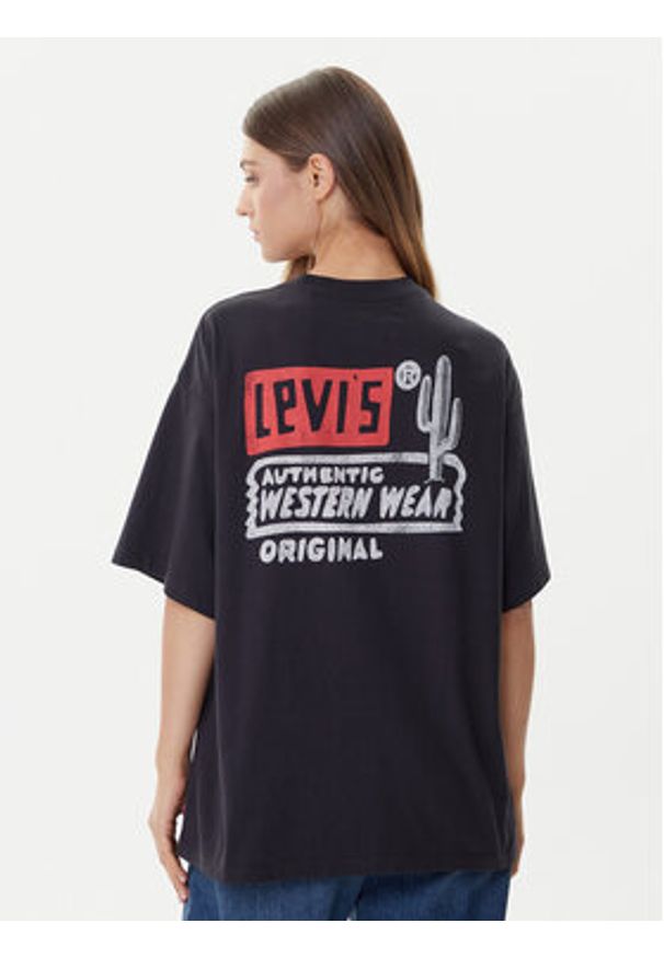 Levi's® T-Shirt Graphic 000G4-0020 Czarny Relaxed Fit. Kolor: czarny. Materiał: bawełna
