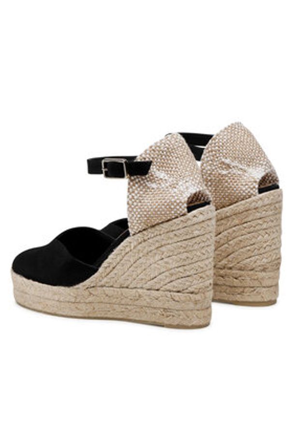 Castañer Espadryle Chiarata/8ED/001 020983-100-35 Czarny. Kolor: czarny. Materiał: materiał