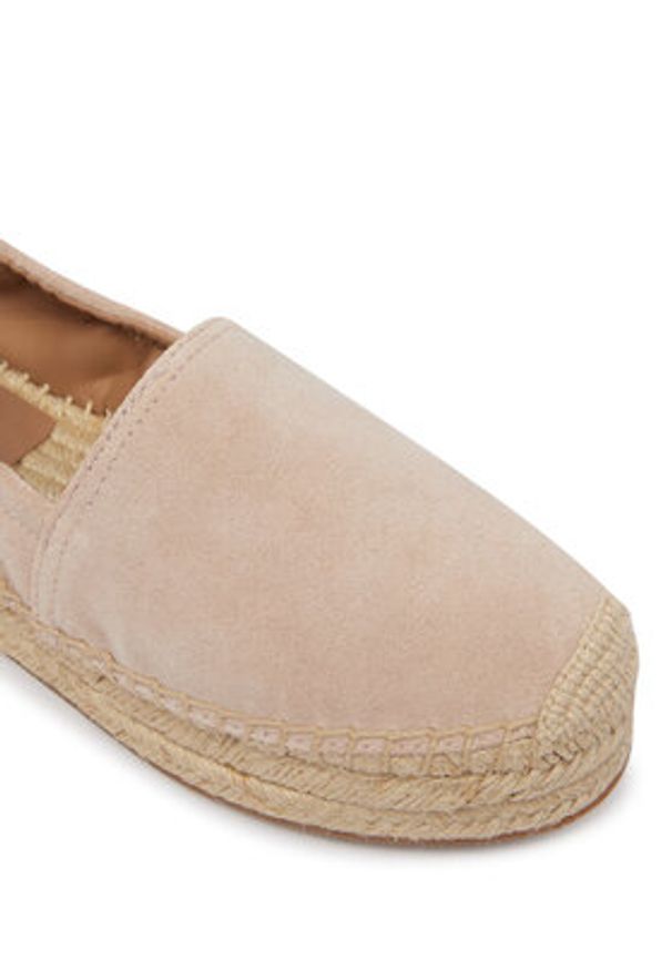 BOSS Espadryle Madeira 50563438 Czerwony. Kolor: czerwony. Materiał: skóra, zamsz