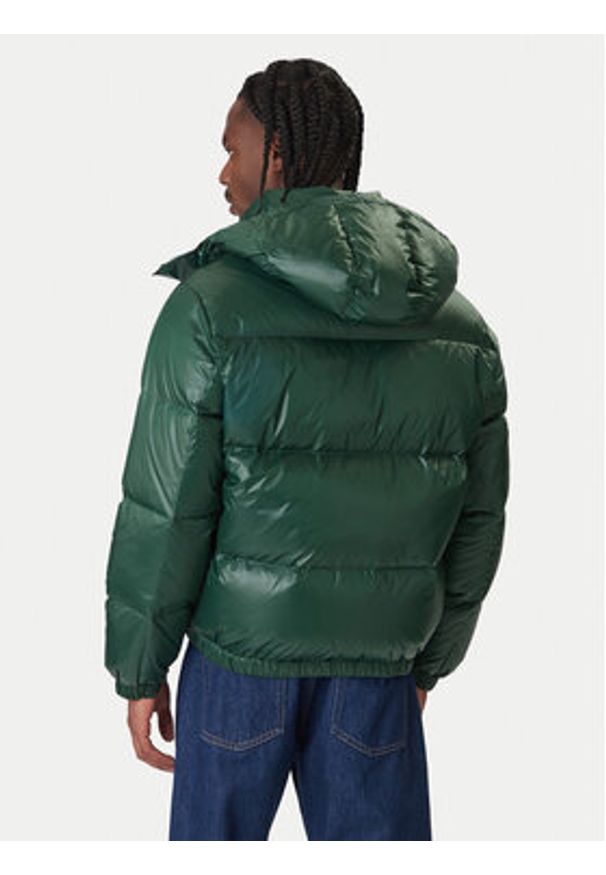 Lacoste Kurtka puchowa BH5096 Zielony Regular Fit. Kolor: zielony. Materiał: syntetyk