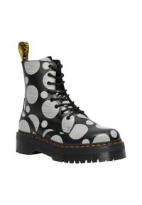 Glany Dr. Martens Jadon DM26882009 szare. Zapięcie: sznurówki. Kolor: szary. Materiał: guma, skóra