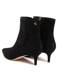 Lauren Ralph Lauren - LAUREN RALPH LAUREN Botki 802967779001 Czarny. Kolor: czarny. Materiał: zamsz, skóra #4