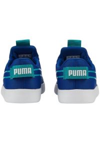 Buty Puma Courtflex v2 Slip On Ps Jr 374858 11 niebieskie. Okazja: na co dzień. Zapięcie: bez zapięcia. Kolor: niebieski. Materiał: materiał, syntetyk. Szerokość cholewki: normalna #6