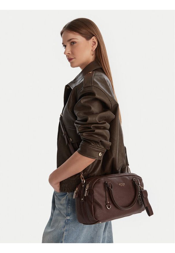 Guess Torebka Marsha HWBG95 01060 Brązowy. Kolor: brązowy. Materiał: skórzane