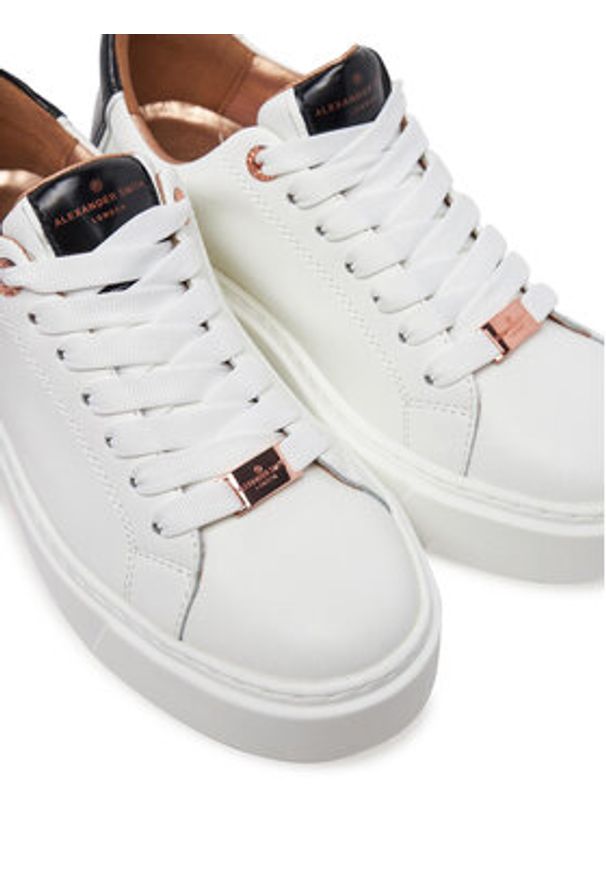 Alexander Smith Sneakersy London ALBBLHW 8402 Biały. Kolor: biały. Materiał: skóra