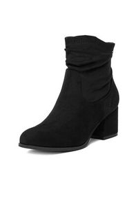 Jenny - JENNY Botki CEO-WS24340-01 Czarny. Kolor: czarny. Materiał: materiał #8