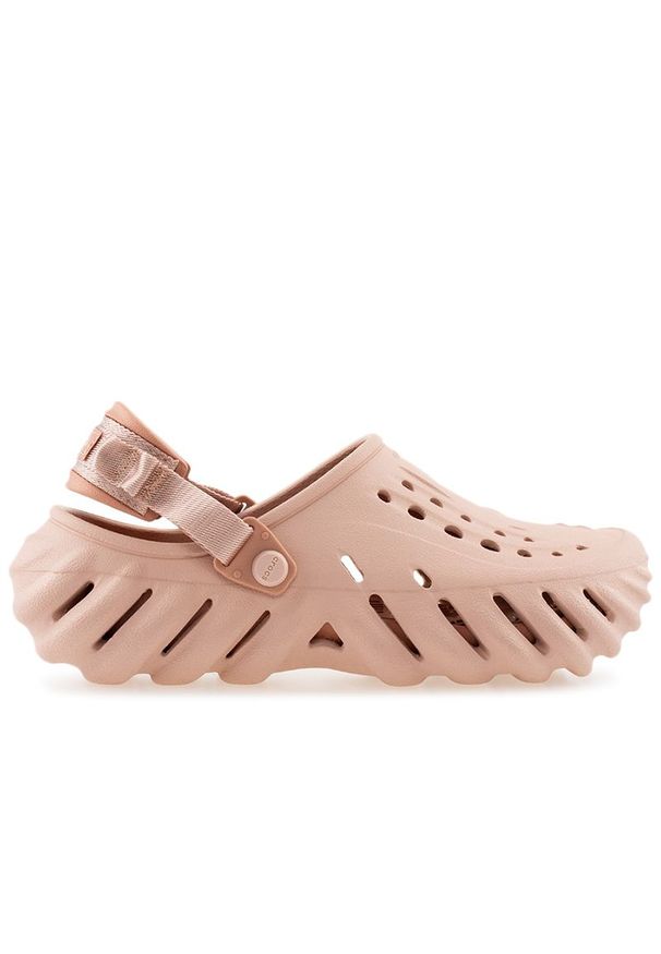 Klapki Crocs X-Echo Clog 207937-6TY - różowe. Kolor: różowy. Materiał: materiał. Sezon: lato