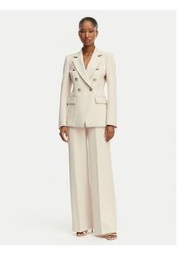 Maryley Spodnie materiałowe 26EB598/43LA Beżowy Regular Fit. Kolor: beżowy. Materiał: syntetyk #3