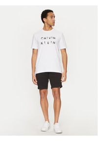 Calvin Klein T-Shirt K10K114156 Biały Regular Fit. Kolor: biały. Materiał: bawełna #5