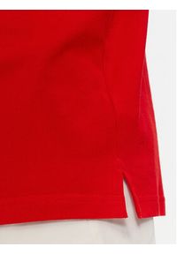 Tommy Jeans Polo DM0DM18312 Czerwony Slim Fit. Typ kołnierza: polo. Kolor: czerwony. Materiał: bawełna #4