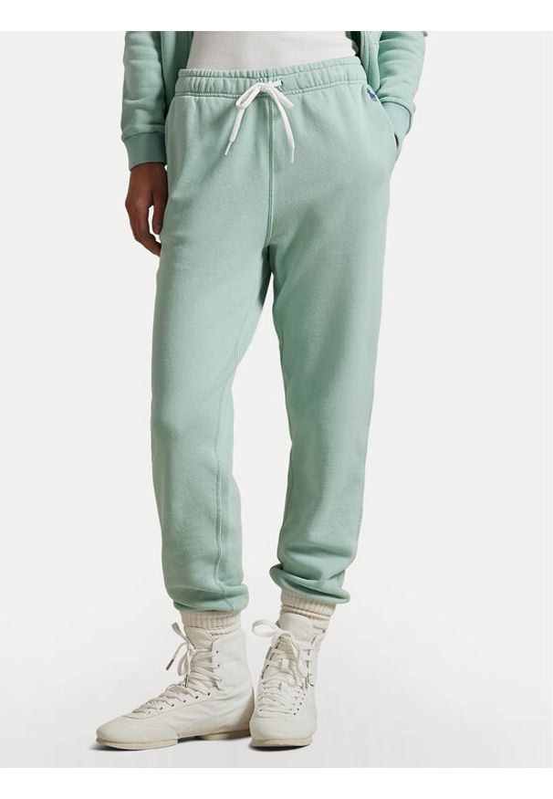 Polo Ralph Lauren Spodnie dresowe 211935585017 Zielony Regular Fit. Kolor: zielony. Materiał: bawełna