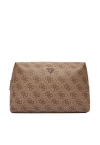 Guess Kosmetyczka PW7533 P5315 Beżowy. Kolor: beżowy. Materiał: skóra
