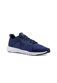 Buty do chodzenia męskie Reebok Flexagon. Zapięcie: sznurówki. Kolor: niebieski. Materiał: materiał, syntetyk, tkanina. Szerokość cholewki: normalna. Sport: turystyka piesza