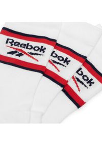 Reebok Zestaw 3 par wysokich skarpet unisex R0369-SS24 (3-pack) Biały. Kolor: biały