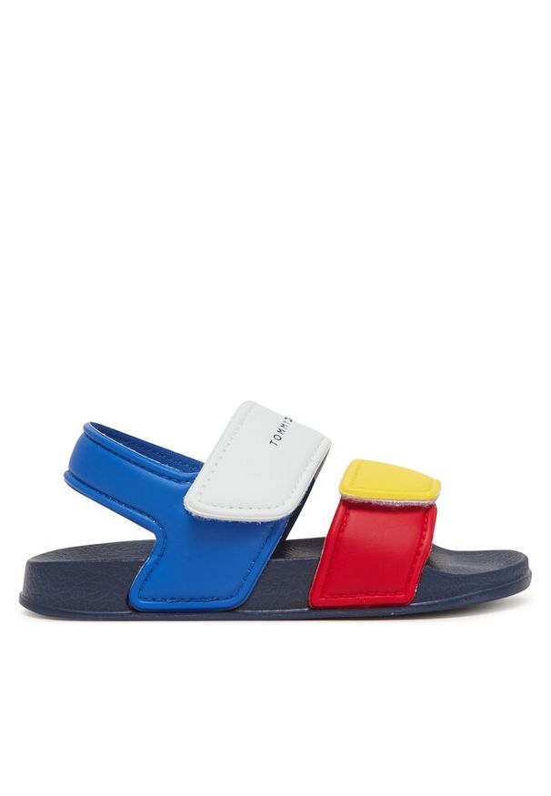 TOMMY HILFIGER - Sandały Tommy Hilfiger. Wzór: kolorowy