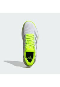 Adidas - Buty Crazyquick Lightstrike Padel. Zapięcie: zamek. Kolor: szary, wielokolorowy, żółty. Sport: tenis