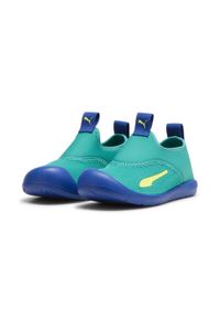 Buty do chodzenia dziecięce Puma Aquacat Shield. Kolor: zielony, niebieski, wielokolorowy. Sezon: lato. Sport: turystyka piesza