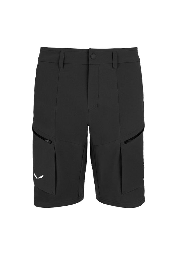 Spodenki cargo Salewa Puez. Kolor: czarny. Sport: wspinaczka, turystyka piesza