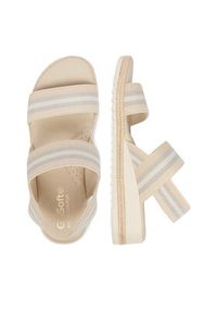 Go Soft Sandały CEO-R25AW01005 Beżowy. Kolor: beżowy. Materiał: materiał #6