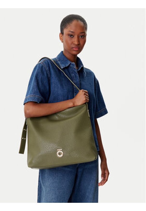 Nobo Torebka BAGU010-K009 Khaki. Kolor: brązowy. Materiał: skórzane