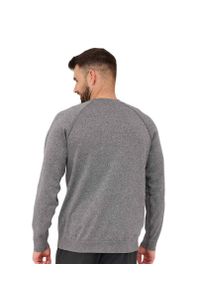 Brubeck - Bluza męska wełniana OUTDOOR MERINO. Kolor: szary. Materiał: wełna, poliamid, poliester, elastan. Sport: outdoor