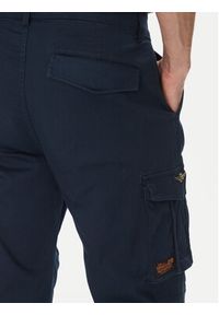Aeronautica Militare Spodnie materiałowe 251PA1658CT3511 Granatowy Regular Fit. Kolor: niebieski. Materiał: bawełna #6