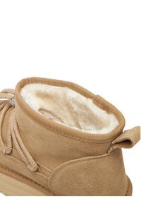 DeeZee Śniegowce W23Q11482 Beżowy. Kolor: beżowy. Materiał: materiał