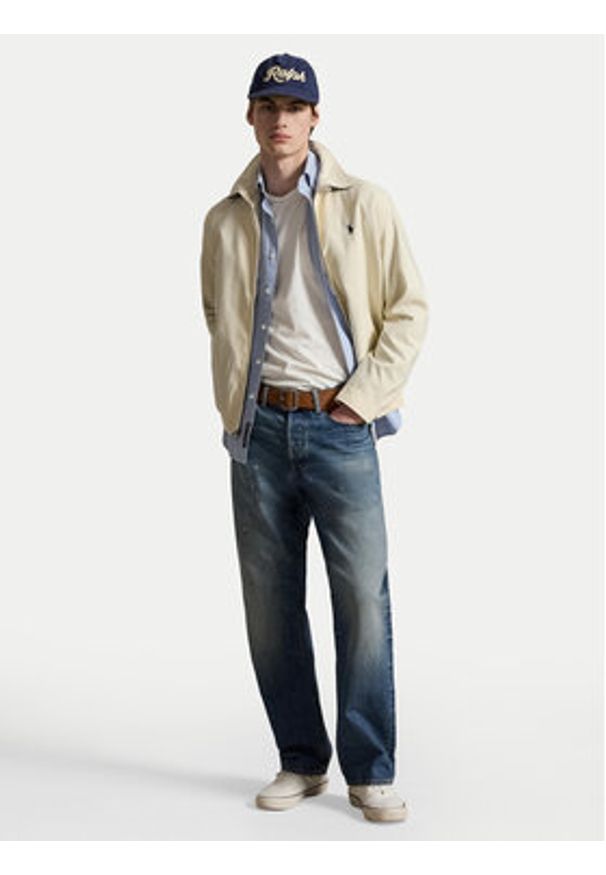 Polo Ralph Lauren Kurtka przejściowa Twill Bi-Swing 710940744502 Beżowy Regular Fit. Typ kołnierza: polo. Kolor: beżowy. Materiał: syntetyk