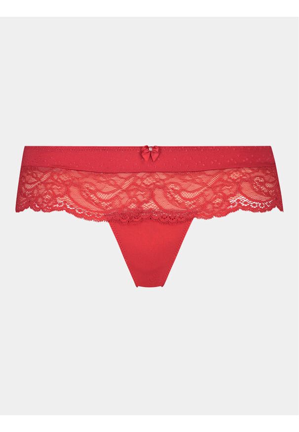 Hunkemöller Stringi Sophie Bx String R 203495 Czerwony. Kolor: czerwony