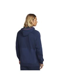 Bluza dresowa sportowa męska Nike FC Fleece Hoodie. Kolor: czerwony, wielokolorowy, niebieski. Materiał: bawełna, poliester