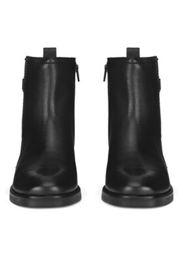 Lasocki Botki WI16-TUA-02 Czarny. Kolor: czarny. Materiał: skóra