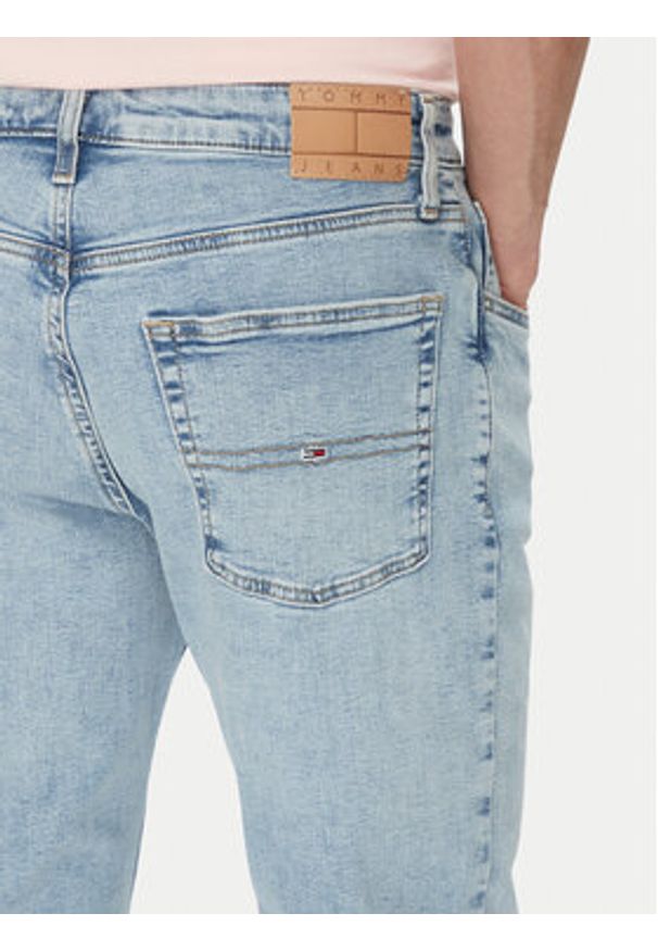 Tommy Jeans Jeansy Scanton DM0DM20985 Błękitny Slim Fit. Kolor: niebieski