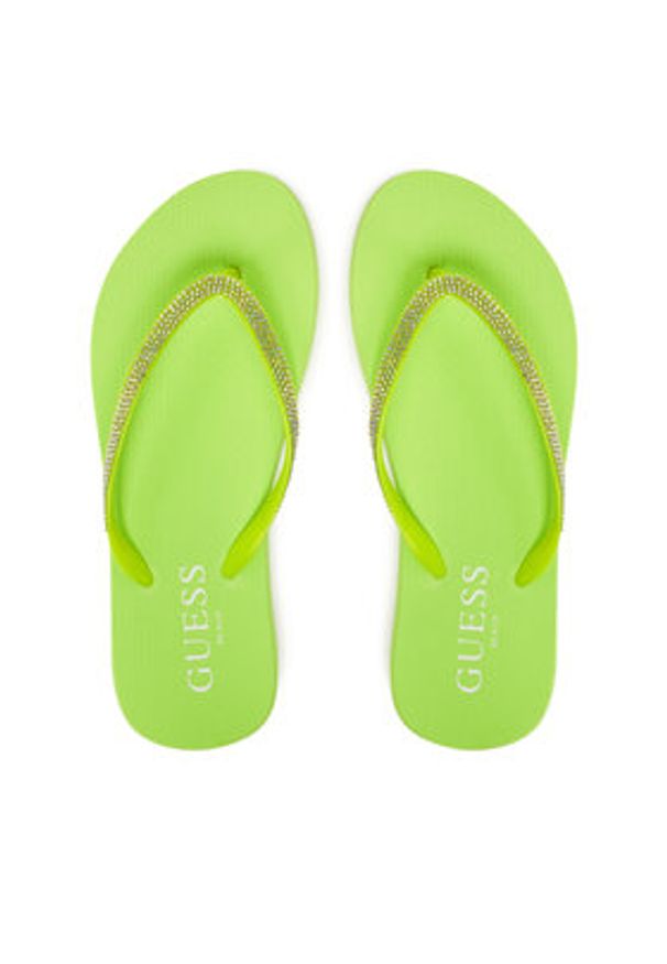 Guess Japonki E5GZ05BB00F Zielony. Kolor: zielony