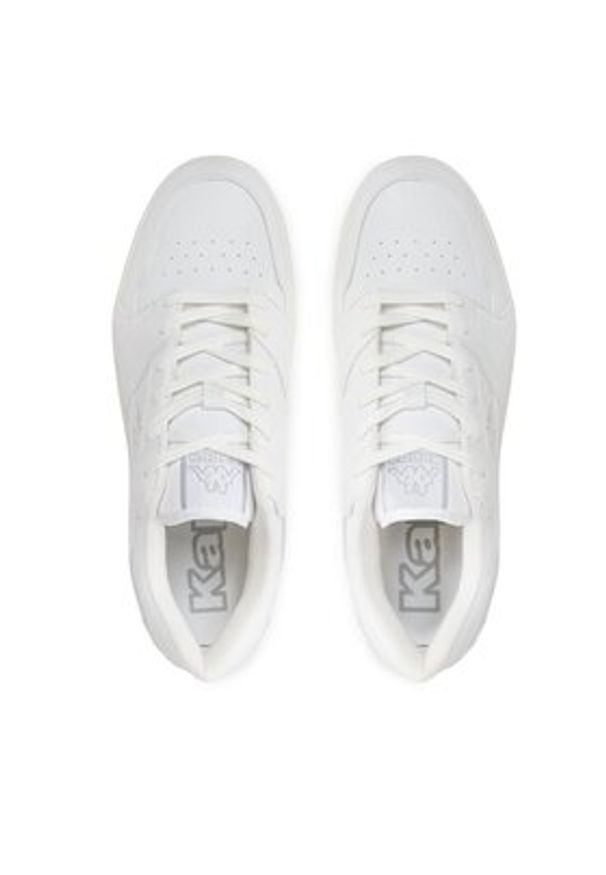 Kappa Sneakersy Logo Bernal 361G13W Biały. Kolor: biały. Materiał: skóra