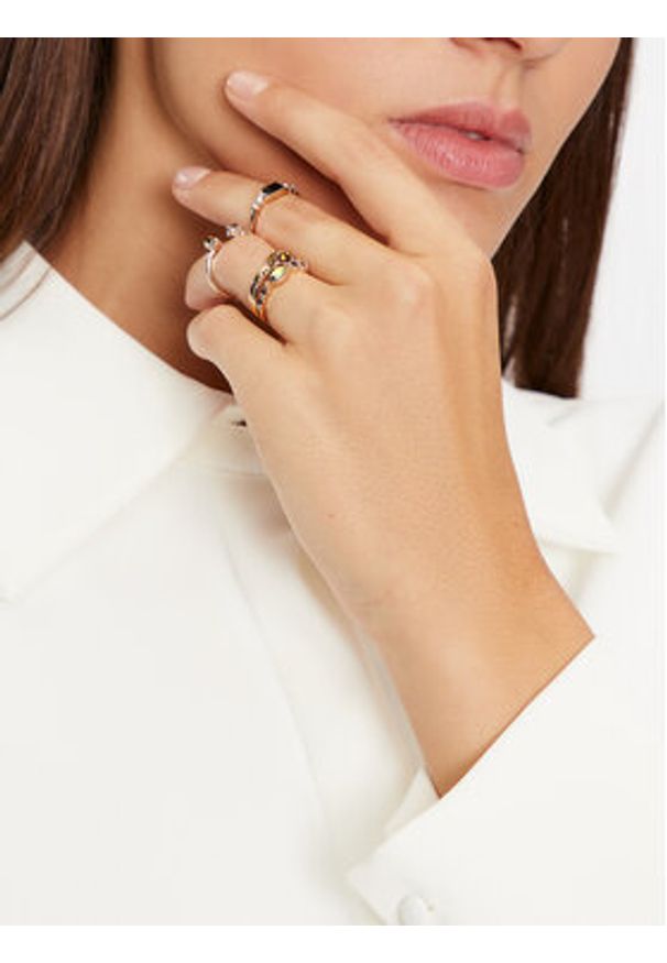 Aldo Zestaw pierścionków Faralden 13868576 Brązowy. Materiał: metalowe. Kolor: brązowy