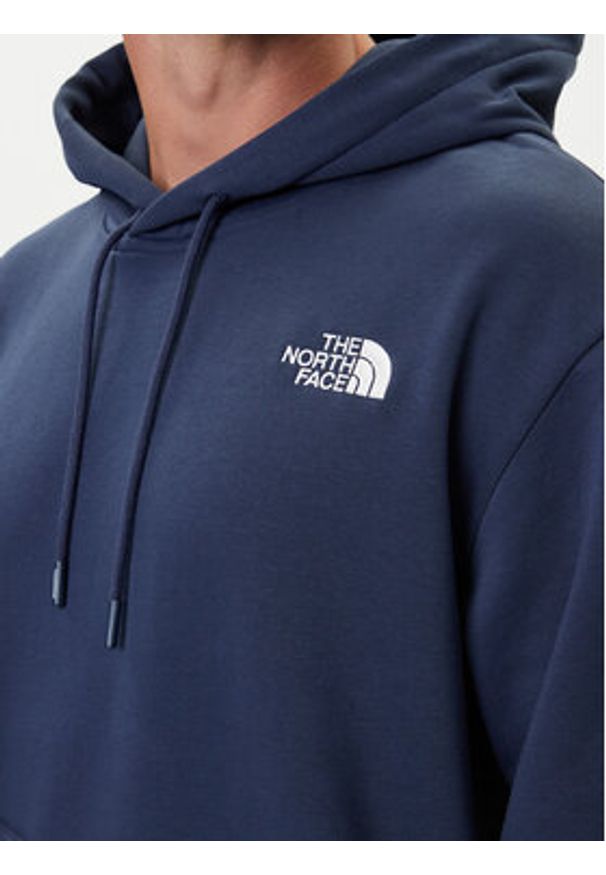 The North Face Bluza Essential NF0A89ES Granatowy Regular Fit. Kolor: niebieski. Materiał: syntetyk
