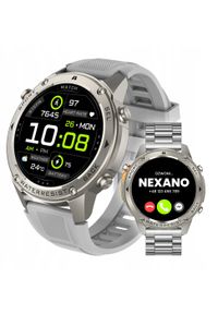 Nexano - SMARTWATCH ZEGAREK MĘSKI GPS MENU PL WODOODPORNY ROZMOWY SPORT SMART WATCH. Rodzaj zegarka: smartwatch. Styl: sportowy