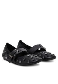 DKNY Baleriny K1552868 Czarny. Kolor: czarny. Materiał: skóra #3