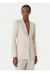 Patrizia Pepe Marynarka 8S0582/A498-S748 Szary Regular Fit. Kolor: szary. Materiał: syntetyk #1