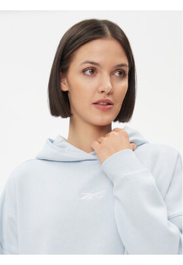 Reebok Bluza Maternity IJ3061 Błękitny Regular Fit. Kolor: niebieski. Materiał: syntetyk, bawełna